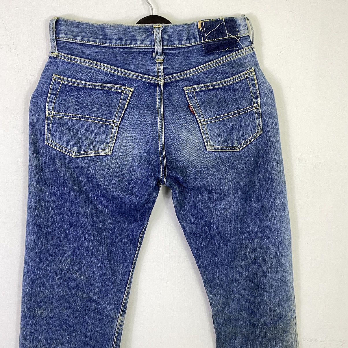 Jean × Vintage Selvedge🔥 Vintage Big Stone Half Selvedge Denim Pants Size US 29 - 7 Thumbnail