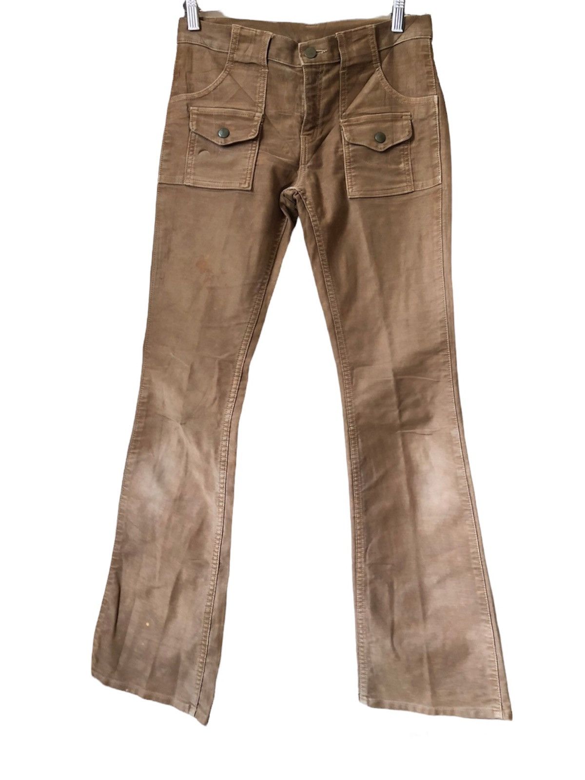 Japanese Brand × Johnbull Dungarees by John Bull Flare Bush Pants Size US 29 - 1 Thumbnail