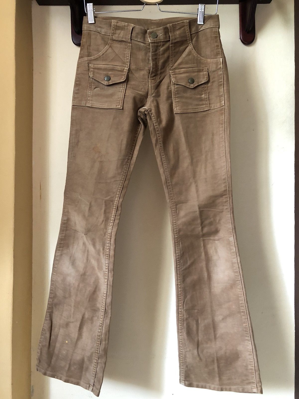 Japanese Brand × Johnbull Dungarees by John Bull Flare Bush Pants Size US 29 - 3 Thumbnail