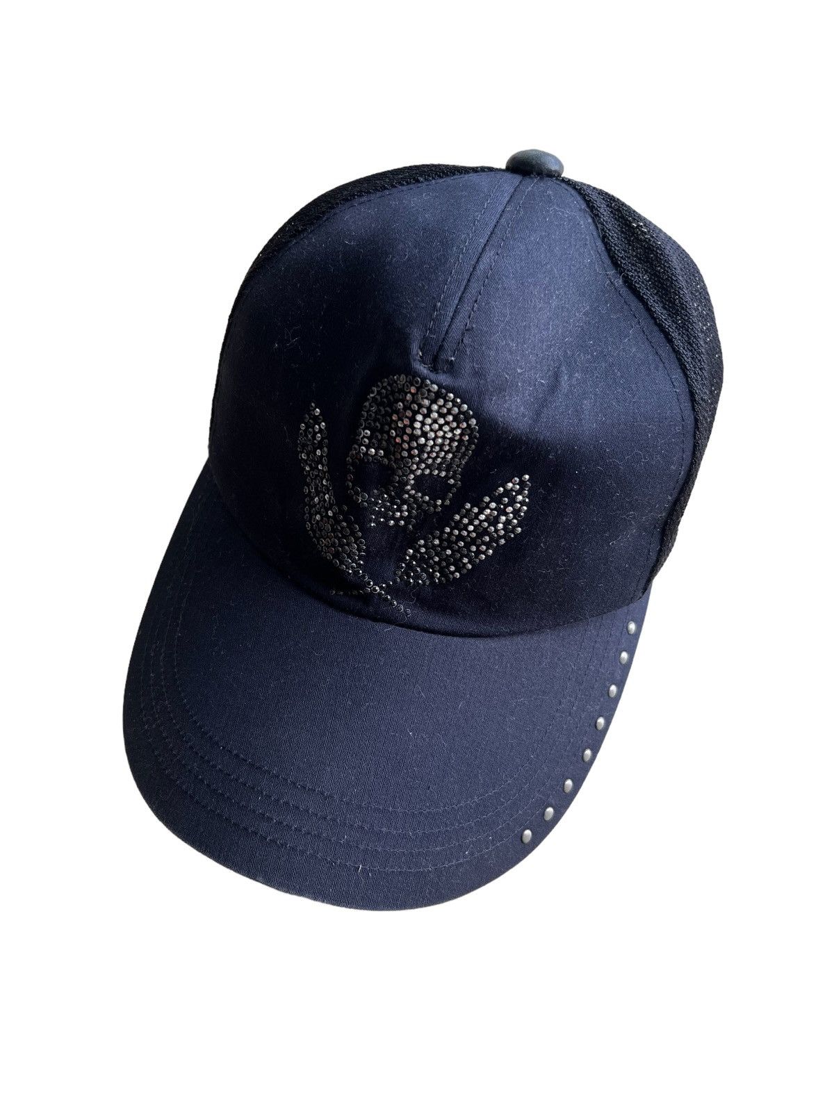 Roen OG Roen Hiromu Takahara Skulls Swarovski Studded Mesh Cap Size ONE SIZE - 2 Thumbnail