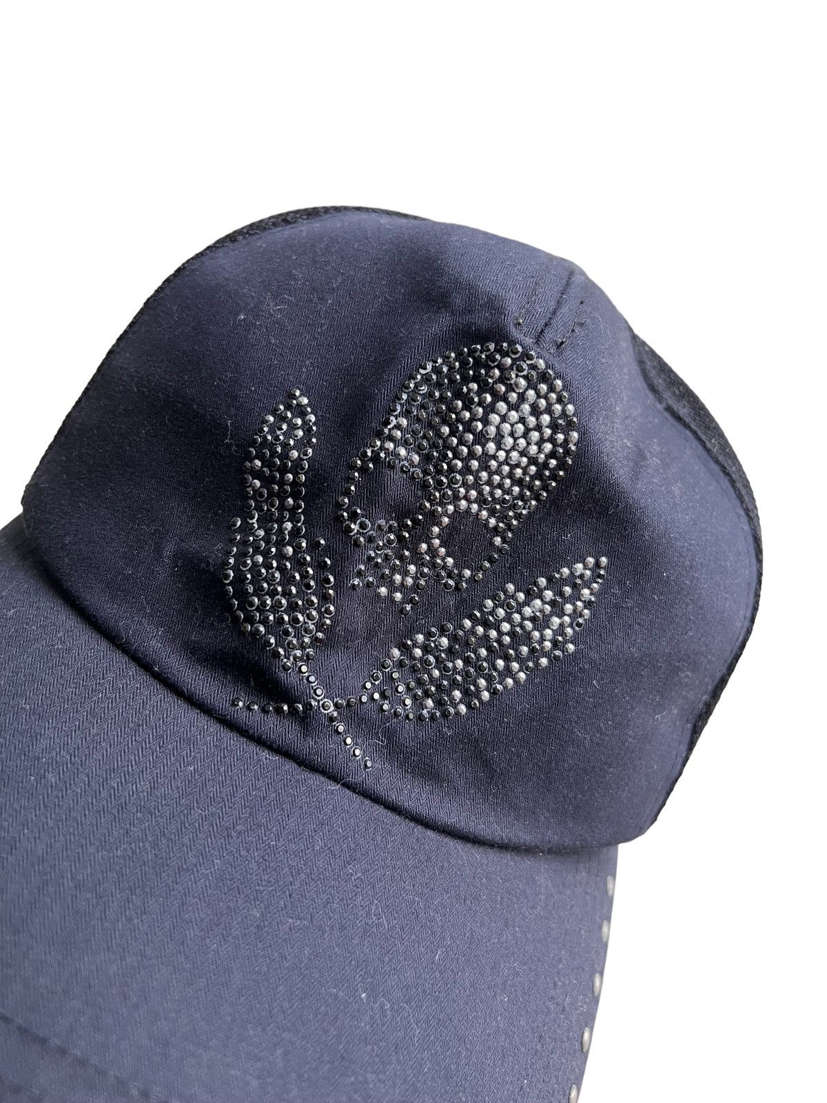 Roen OG Roen Hiromu Takahara Skulls Swarovski Studded Mesh Cap Size ONE SIZE - 4 Thumbnail