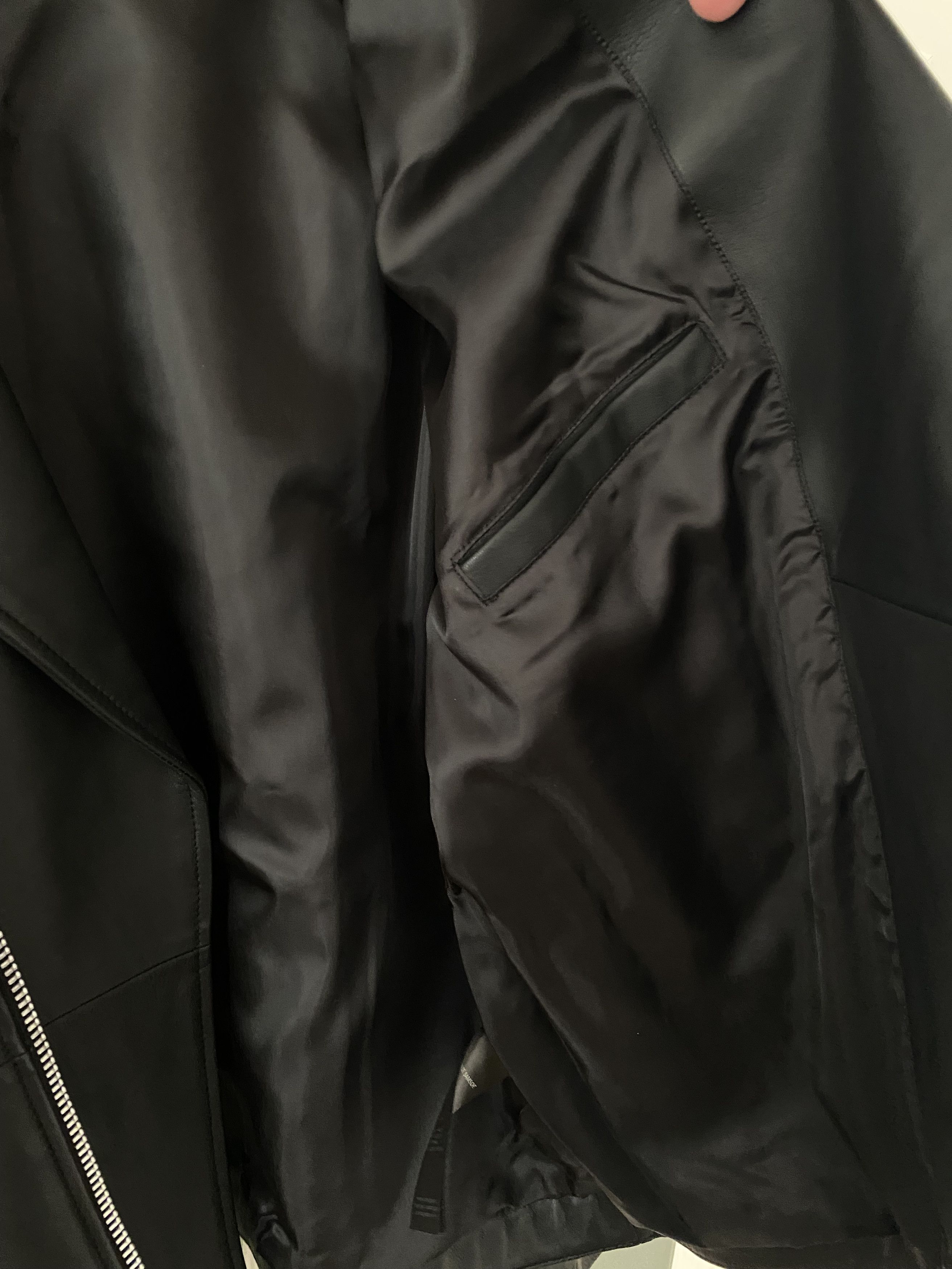 Samsoe Samsoe Spike Biker Leather Jacket 7248 XXL Size US XL / EU 56 / 4 - 14 Thumbnail