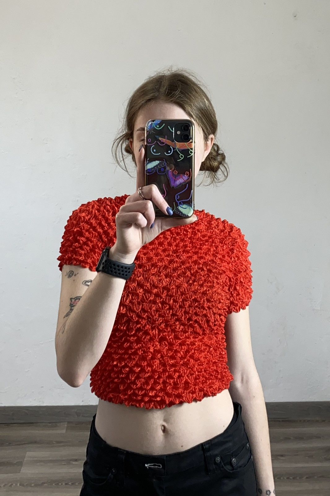 Vintage SHIBORI SRIDER POPCORN VINTAGE MESH TOP DOUBLET STYLE Size ONE SIZE - 6 Thumbnail