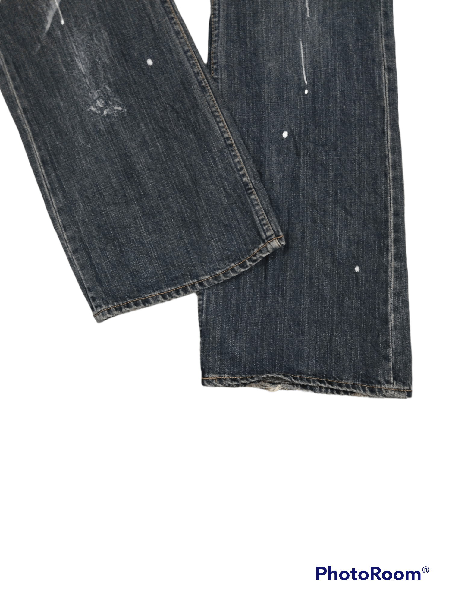 Japanese Brand FLARE LOW RISE🔥SUPER SICK ROOT THREE DENIM PANTS Size US 33 - 10 Thumbnail