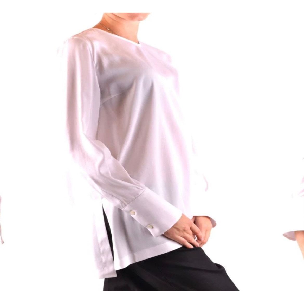 Blouse Femme Brunello Cucinelli En Soie Avec Paillettes Brodées - Taille M (42), Neuve Avec étiquette