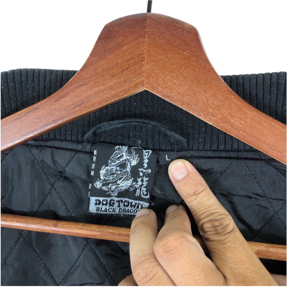 Dogtown VINTAGE SUKAJAN DOG TOWN BLACK DRAGON SOUVENIR SATIN JACKET Size US L / EU 52-54 / 3 - 12 Thumbnail