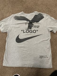 Off-White X Nike Virgin Abloh NRG A6 Tee Tuxedo Print T-shirt Orange Size  Small