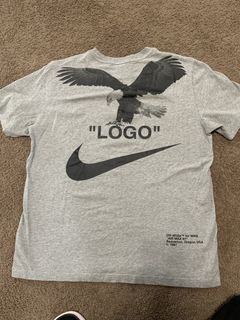 Off white nike t hotsell shirt eagle