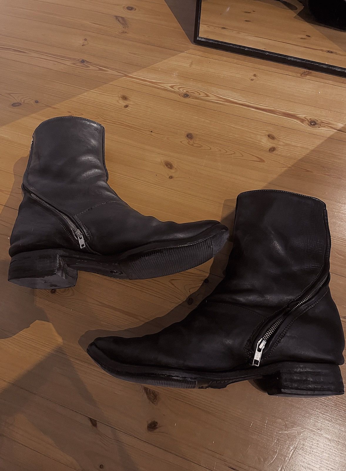Carol Christian Poell CCP Tornado Zip Boots | Grailed