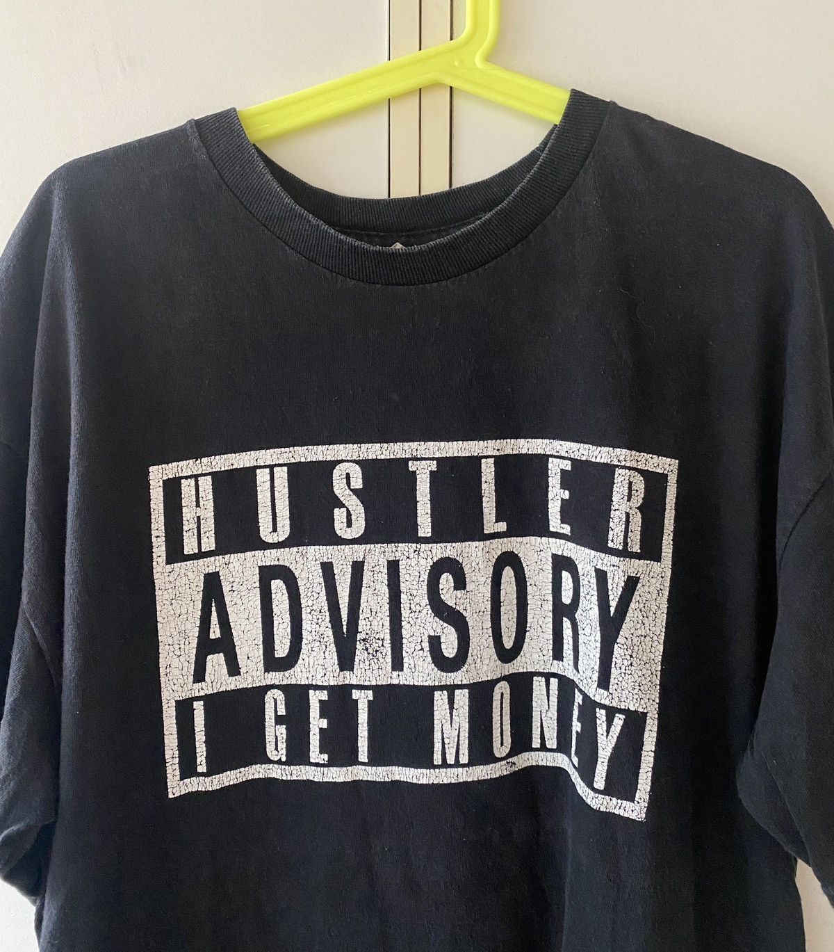 Vintage VINTAGE Y2K HUSTLER ADVISORY I GET MONEY T SHIRT Size US XL / EU 56 / 4 - 2 Thumbnail