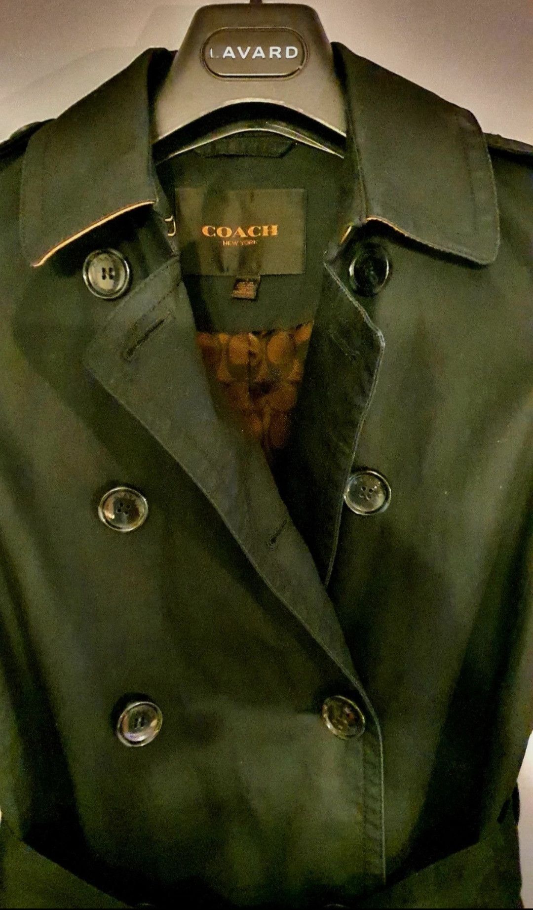 COACH TRENCH COAT S/M ike new !
