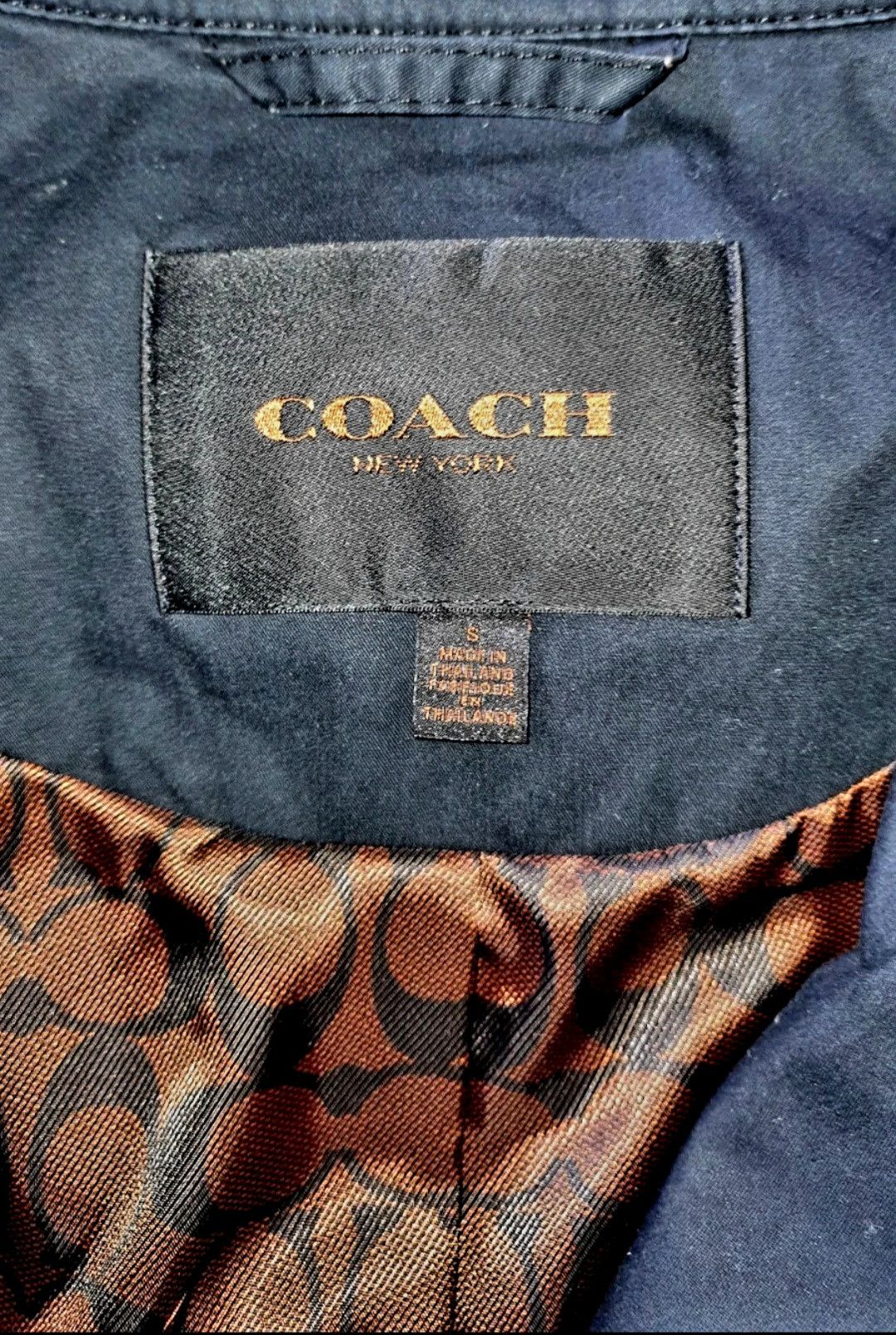 COACH TRENCH COAT S/M ike new !