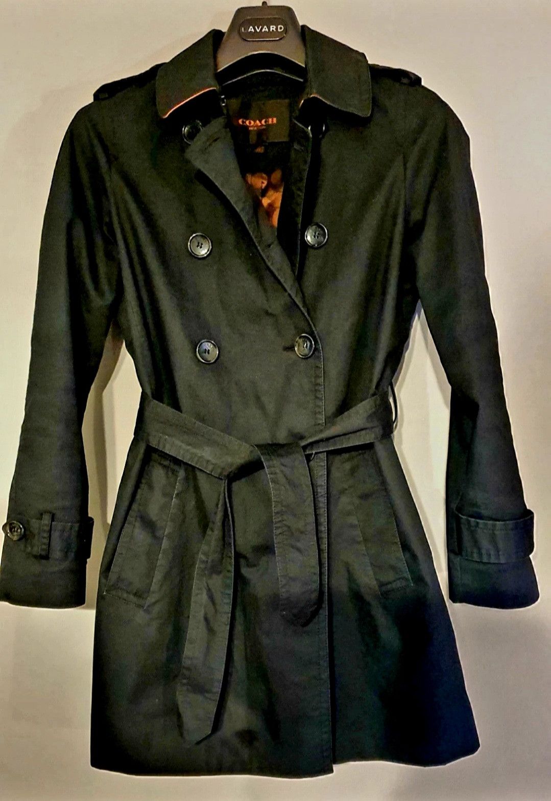 COACH TRENCH COAT S/M ike new !