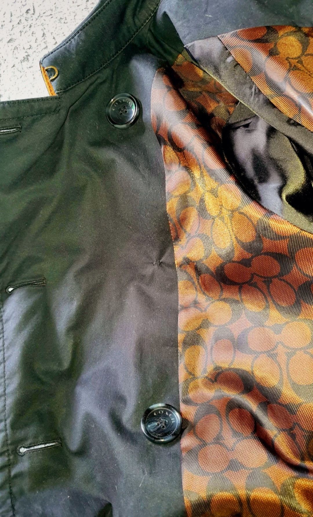 COACH TRENCH COAT S/M ike new !
