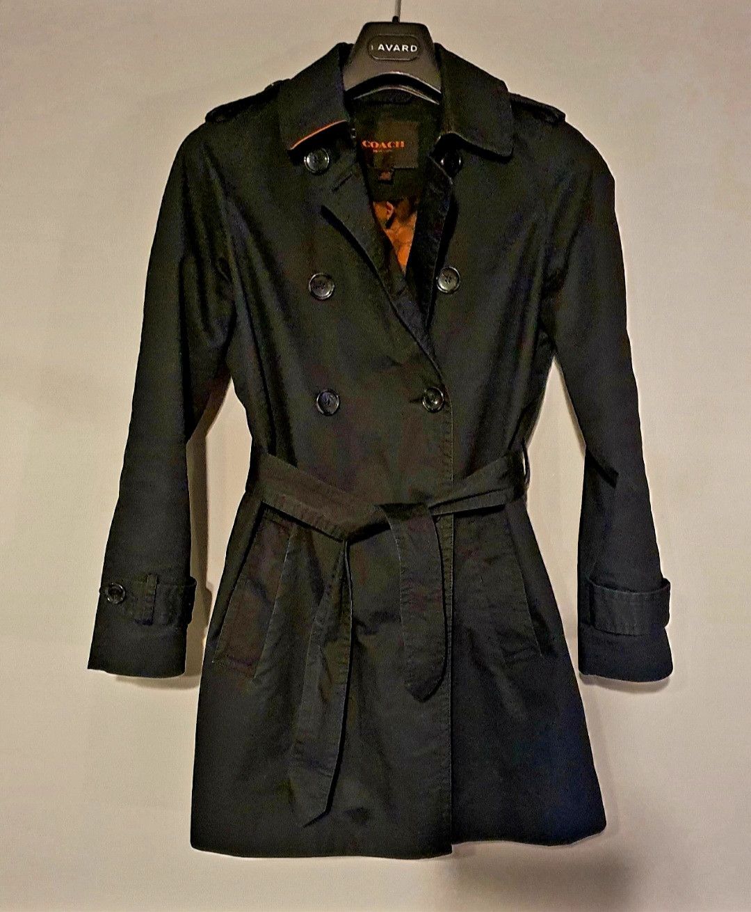 COACH TRENCH COAT S/M ike new !