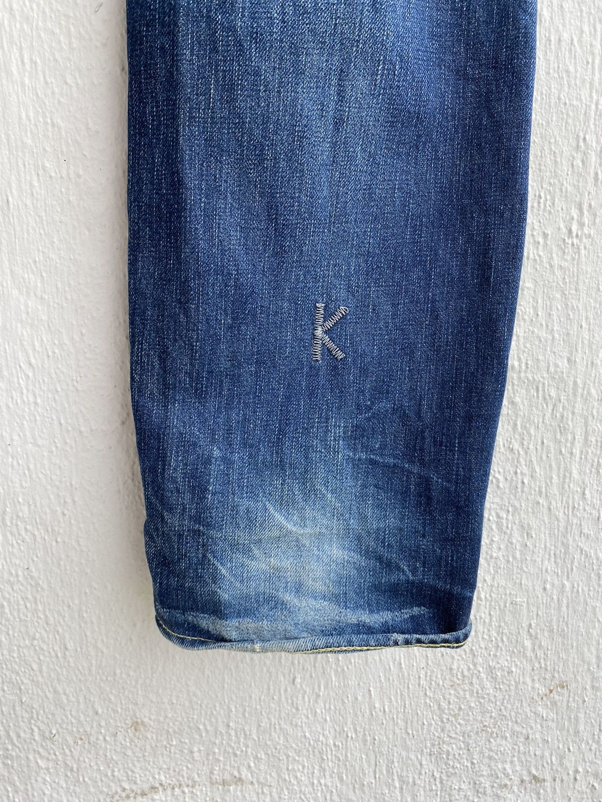 Japanese Brand Japanese Brand KUNNA Selvedge Distressed Jeans Size US 30 / EU 46 - 10 Thumbnail
