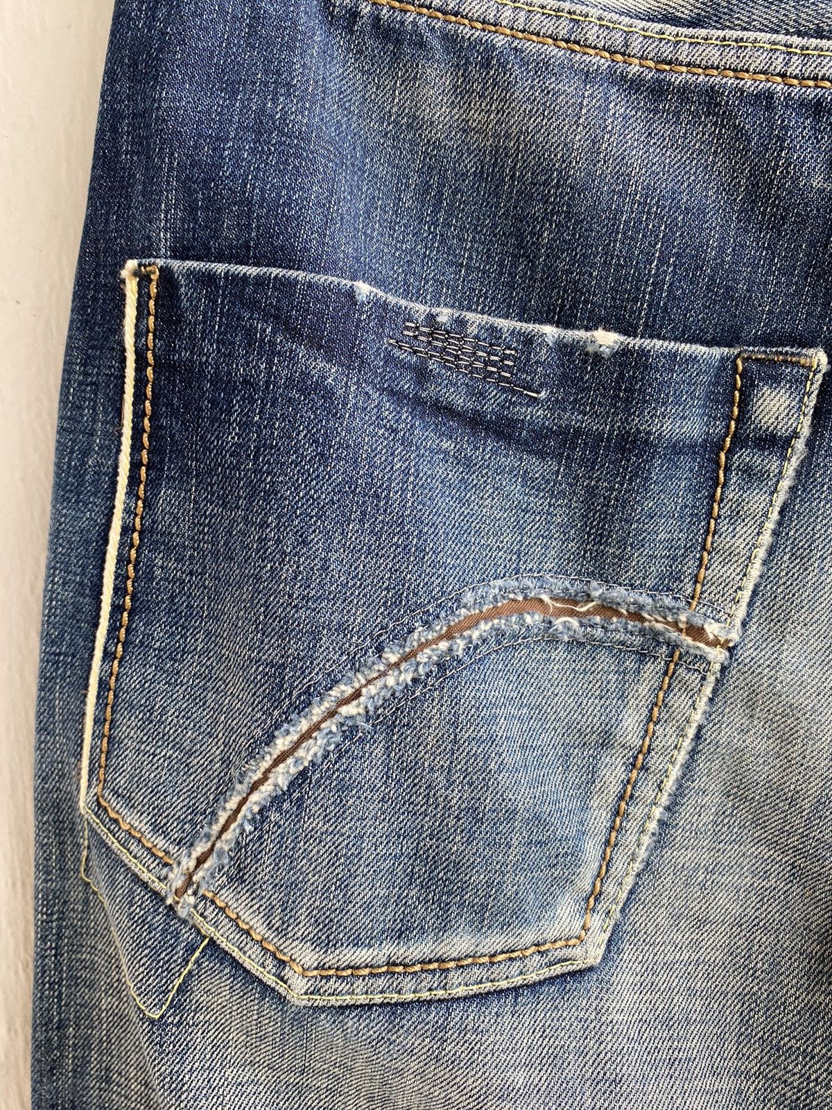 Japanese Brand Japanese Brand KUNNA Selvedge Distressed Jeans Size US 30 / EU 46 - 11 Thumbnail