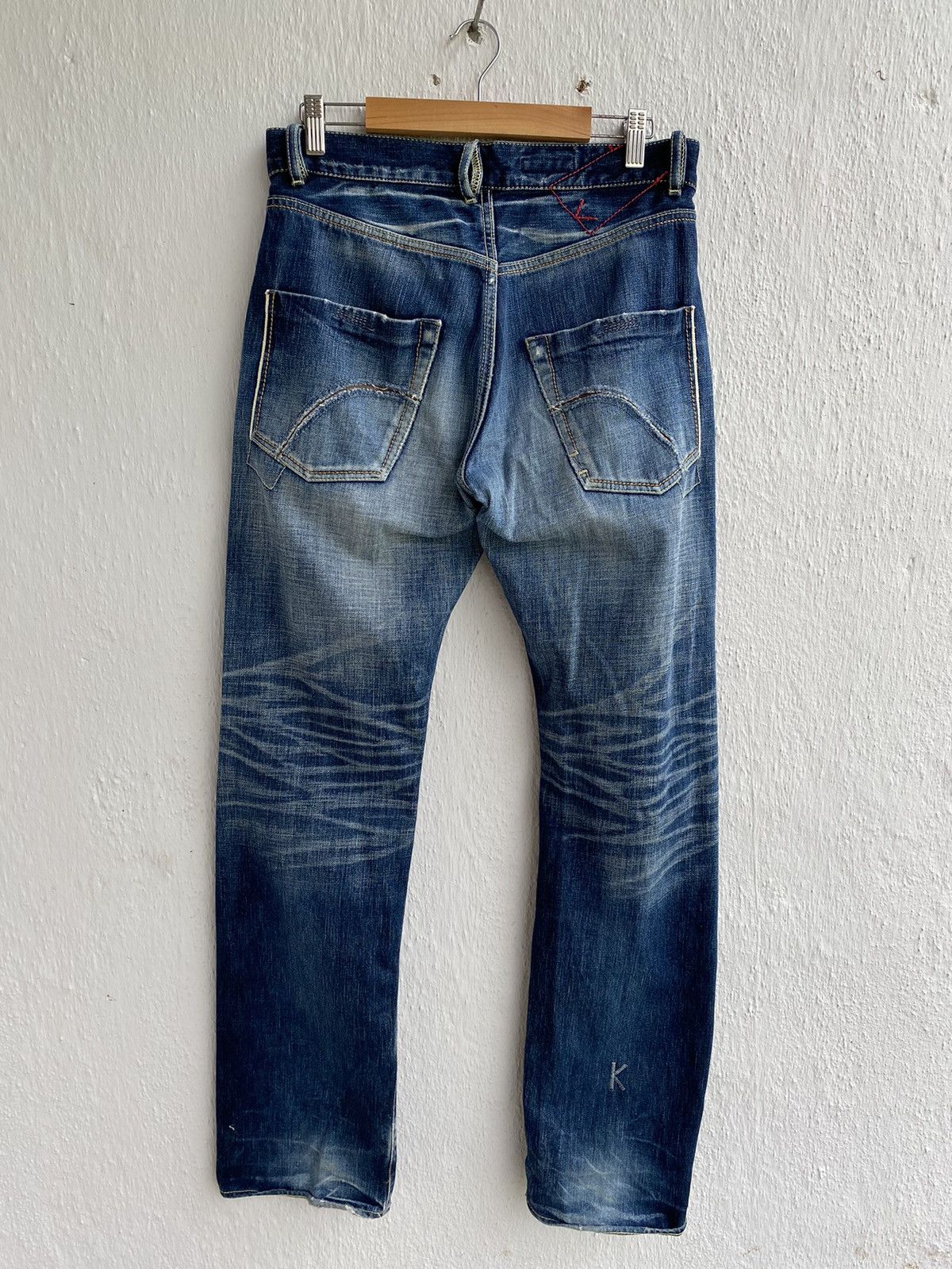 Japanese Brand Japanese Brand KUNNA Selvedge Distressed Jeans Size US 30 / EU 46 - 8 Thumbnail
