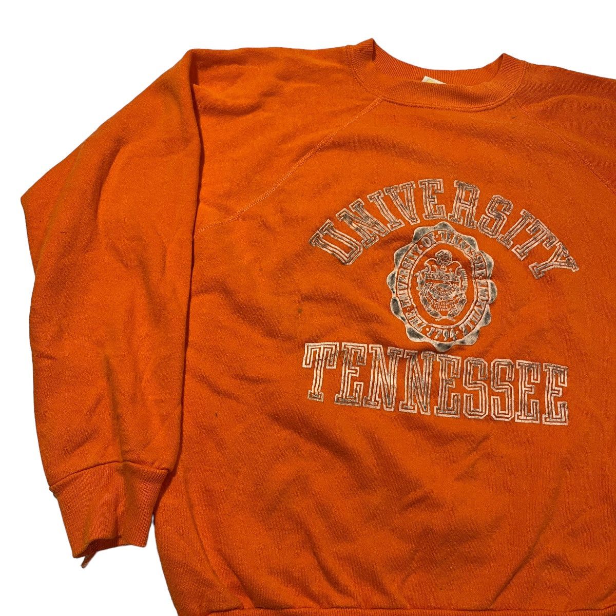 NCAA 70s University of Tennessee Flock Print Sweatshirt Size US M / EU 48-50 / 2 - 2 Thumbnail