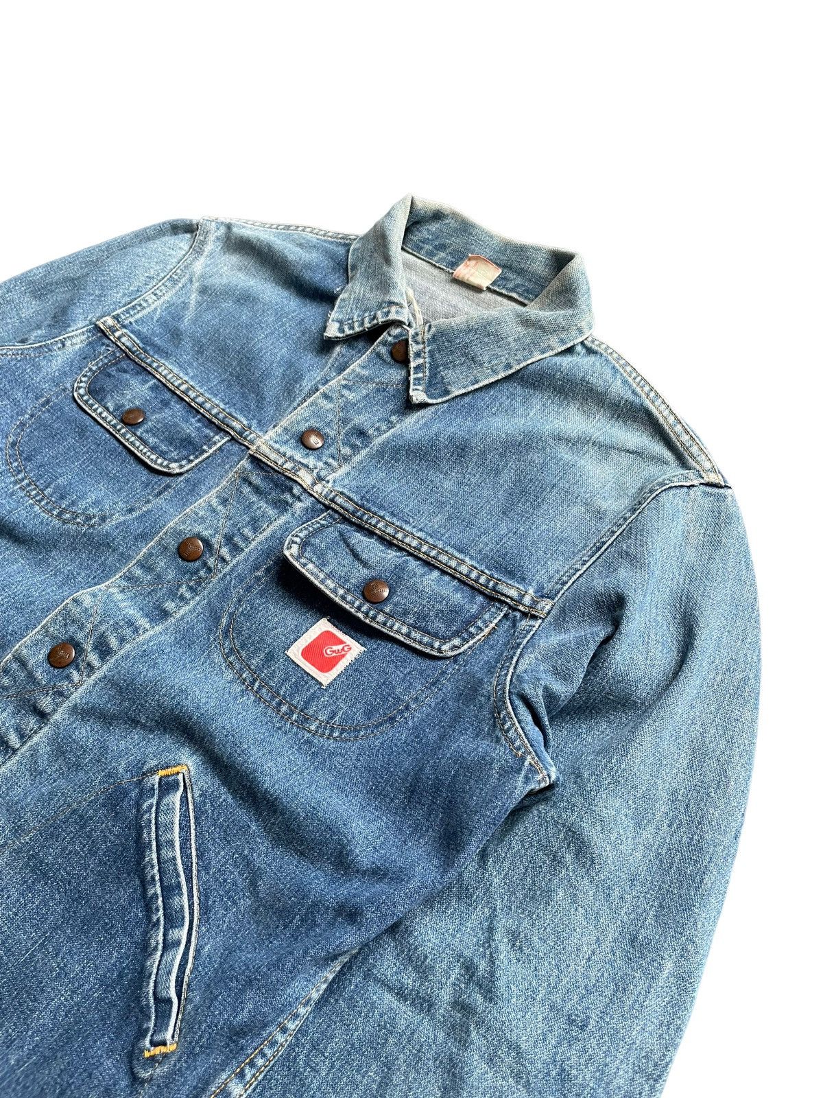 Vintage Vintage 60’s GWG Denim Jacket Size US M / EU 48-50 / 2 - 2 Thumbnail