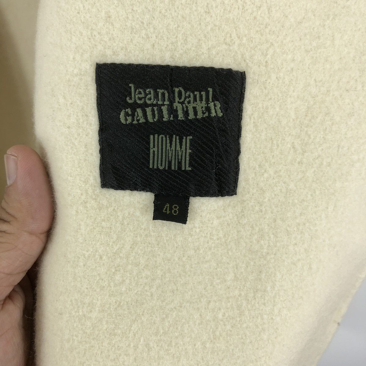 Jean Paul Gaultier JEAN PAUL GAULTIER HOMME WOOL HOODED COAT SIZE 48 Size US M / EU 48-50 / 2 - 9 Thumbnail