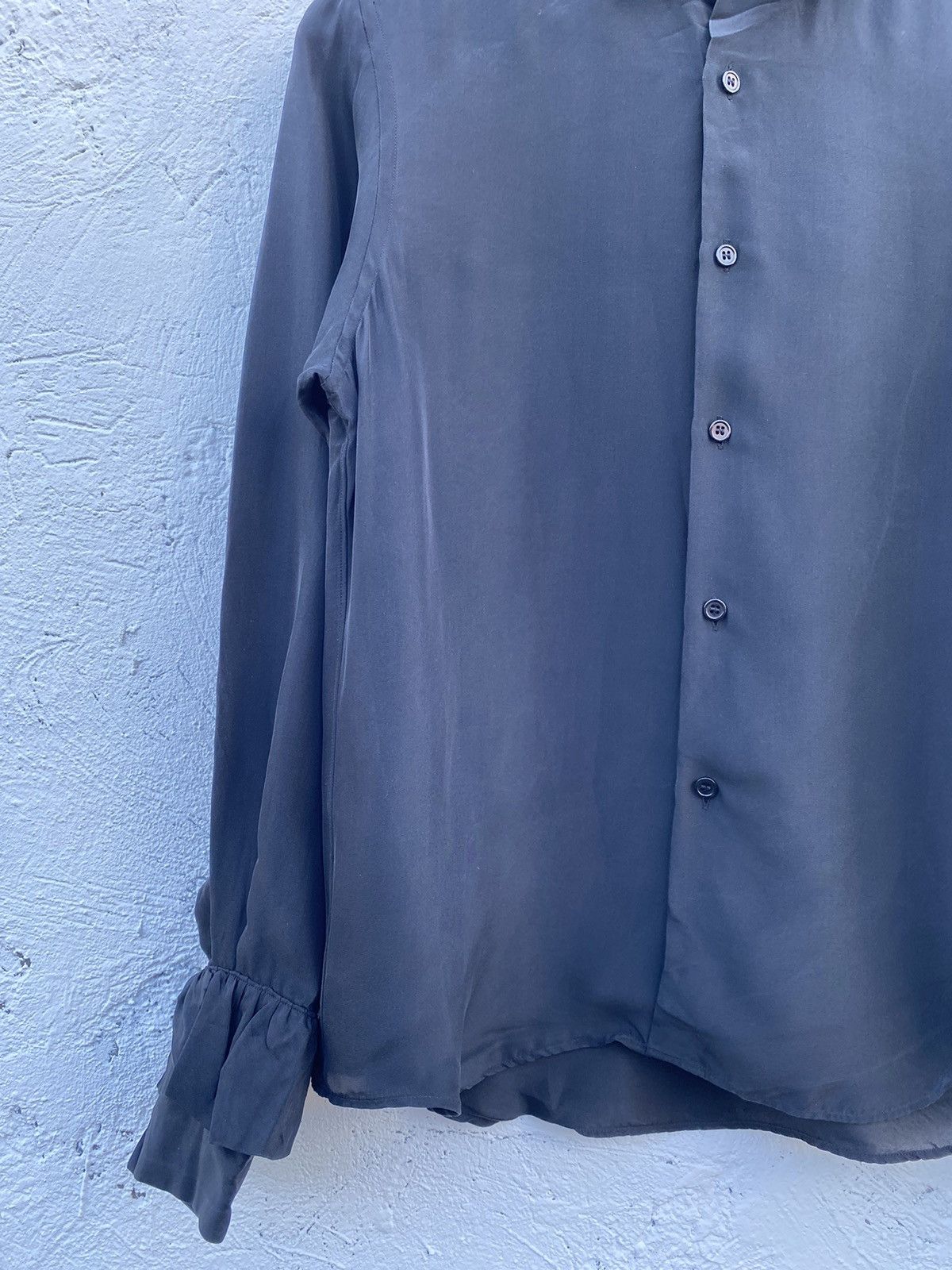 Comme des Garcons Silk Button Up Shirt Size M / US 6-8 / IT 42-44 - 4 Thumbnail