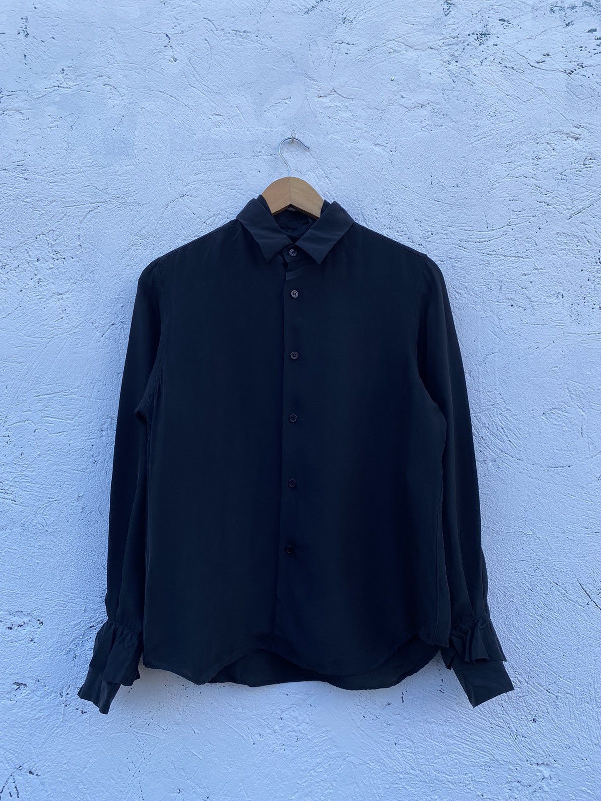 Comme des Garcons Silk Button Up Shirt Size M / US 6-8 / IT 42-44 - 1 Thumbnail