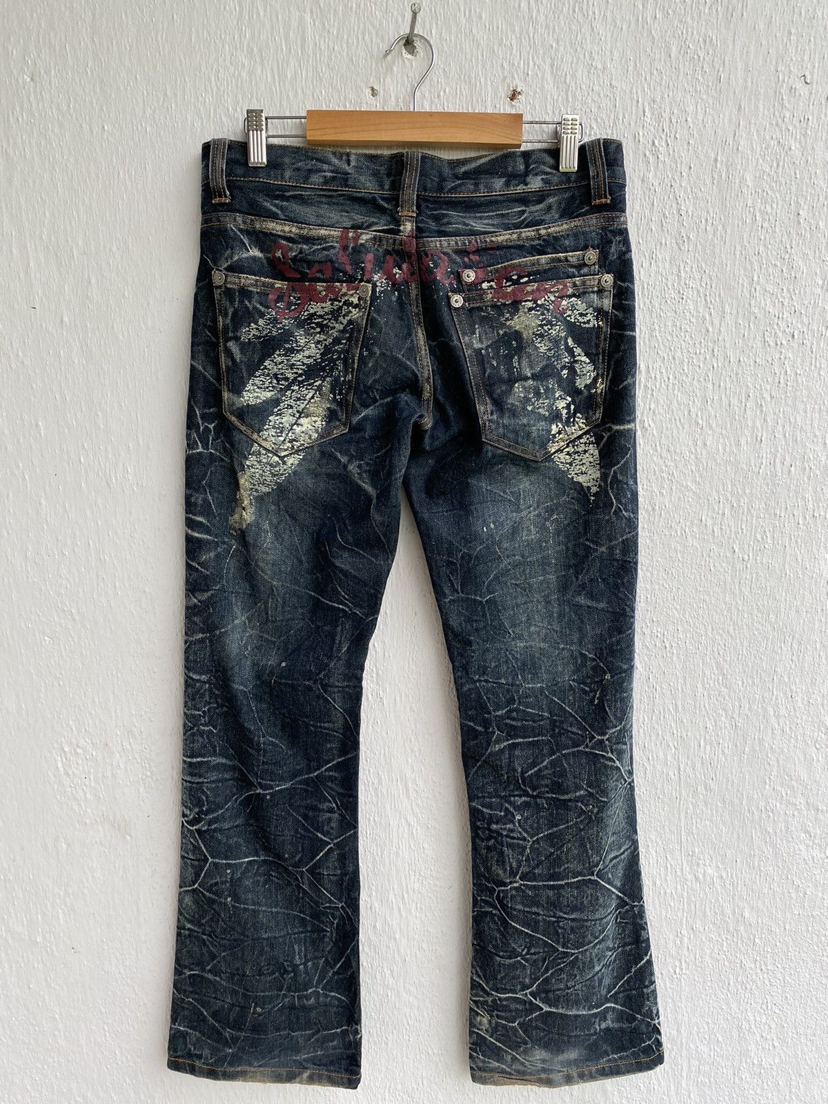 Japanese Brand Japanese Brand Distressed Nylaus Clothing Jeans Size 32" / US 10 / IT 46 - 1 Thumbnail
