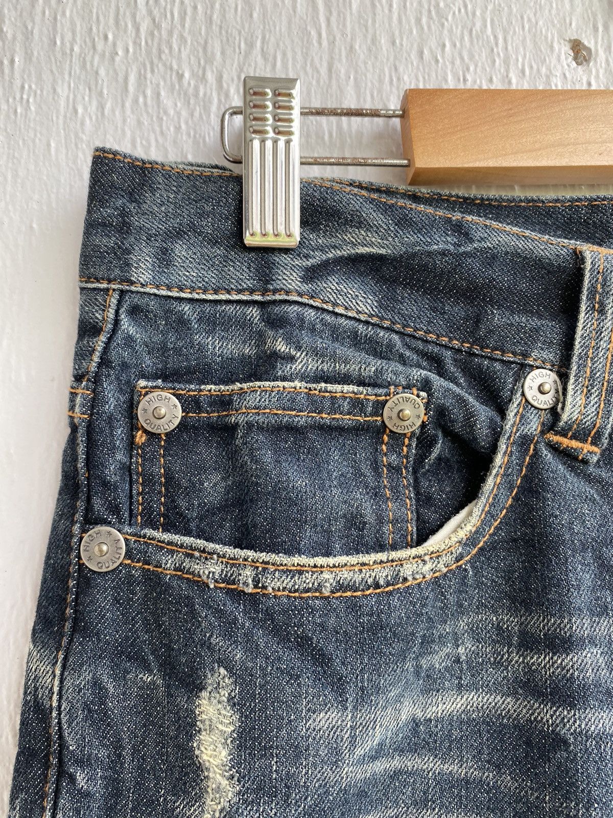 Japanese Brand Japanese Brand Distressed Nylaus Clothing Jeans Size 32" / US 10 / IT 46 - 5 Thumbnail
