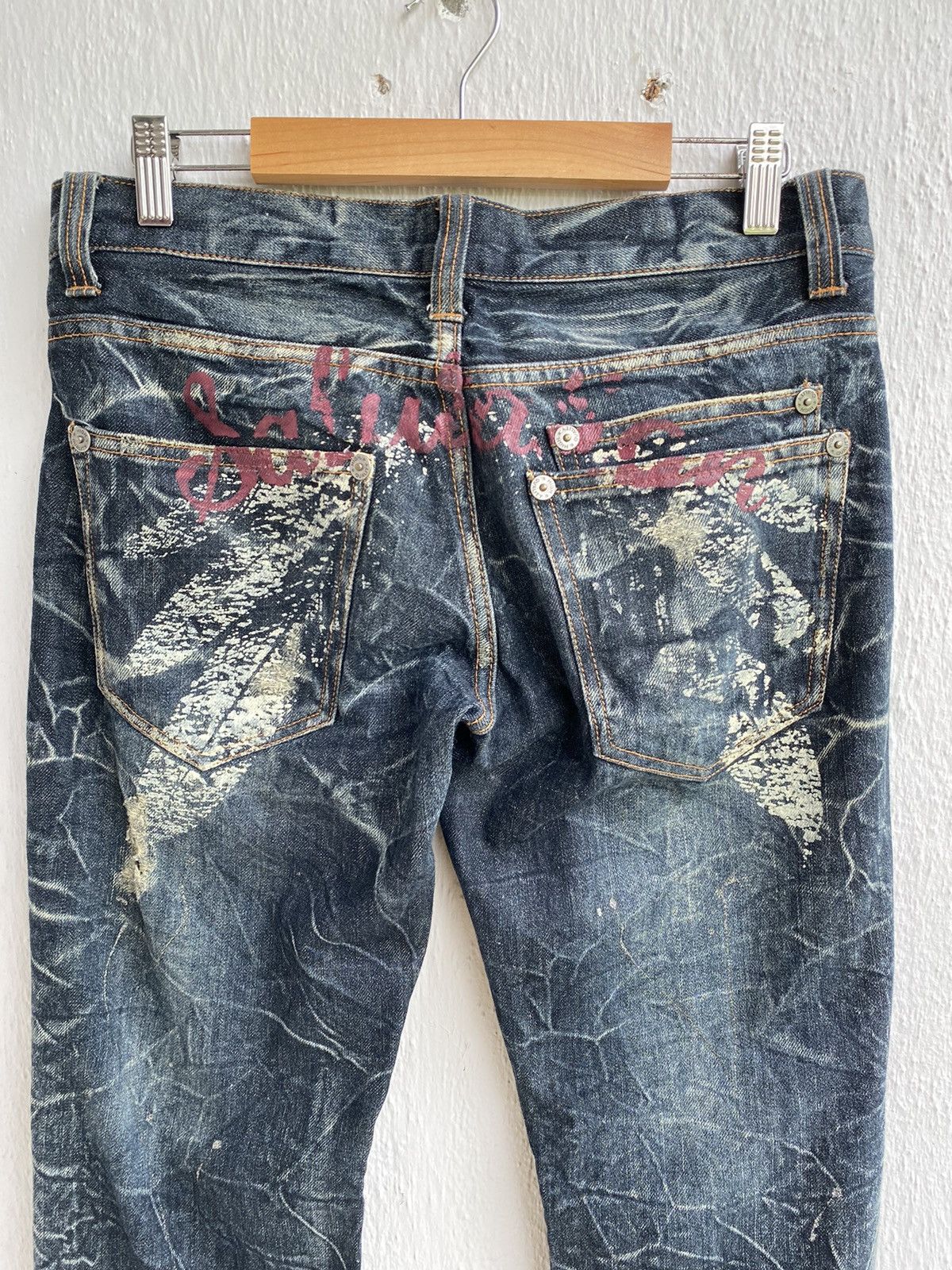 Japanese Brand Japanese Brand Distressed Nylaus Clothing Jeans Size 32" / US 10 / IT 46 - 9 Thumbnail