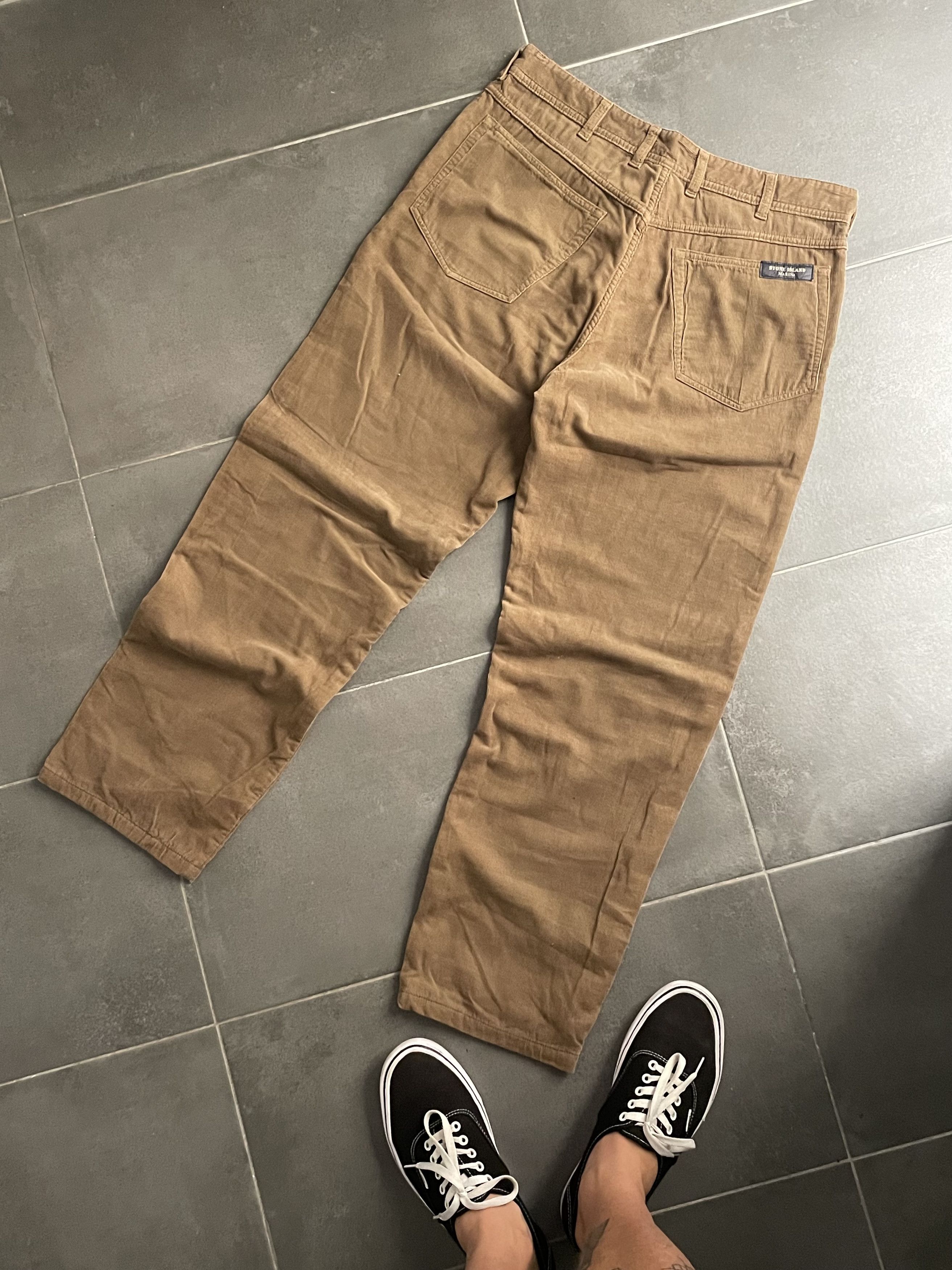 Sanda-M Straight Pants - Island Fossil Melange main image 1