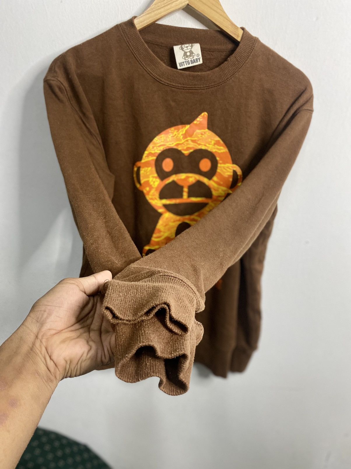 Vintage y2k Uittg Bby Monkey CAMOUFLAGE