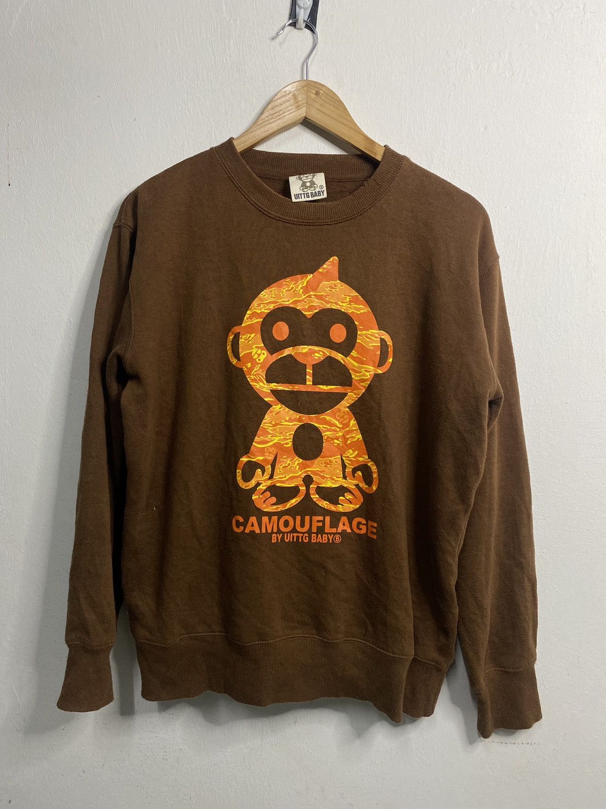 Vintage y2k Uittg Bby Monkey CAMOUFLAGE