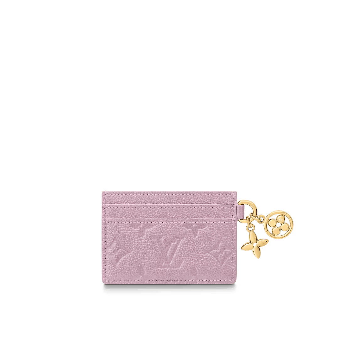 エレガント♡上品【LOUIS VUITTON】Tarjetero LV Charms LV Charms Card Holder Monogram Empreinte Leather - Women