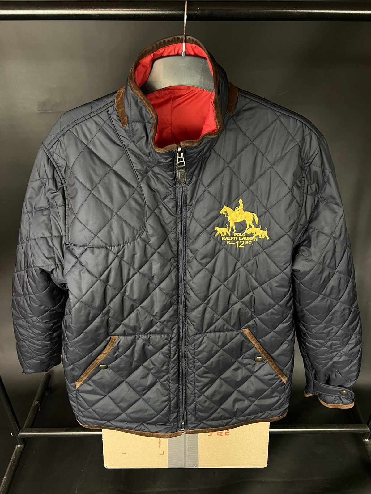 Polo Ralph Lauren × Vintage VTG double-sided jacket Polo Ralph Lauren Red and dark Blue Size US L / EU 52-54 / 3 - 7 Thumbnail