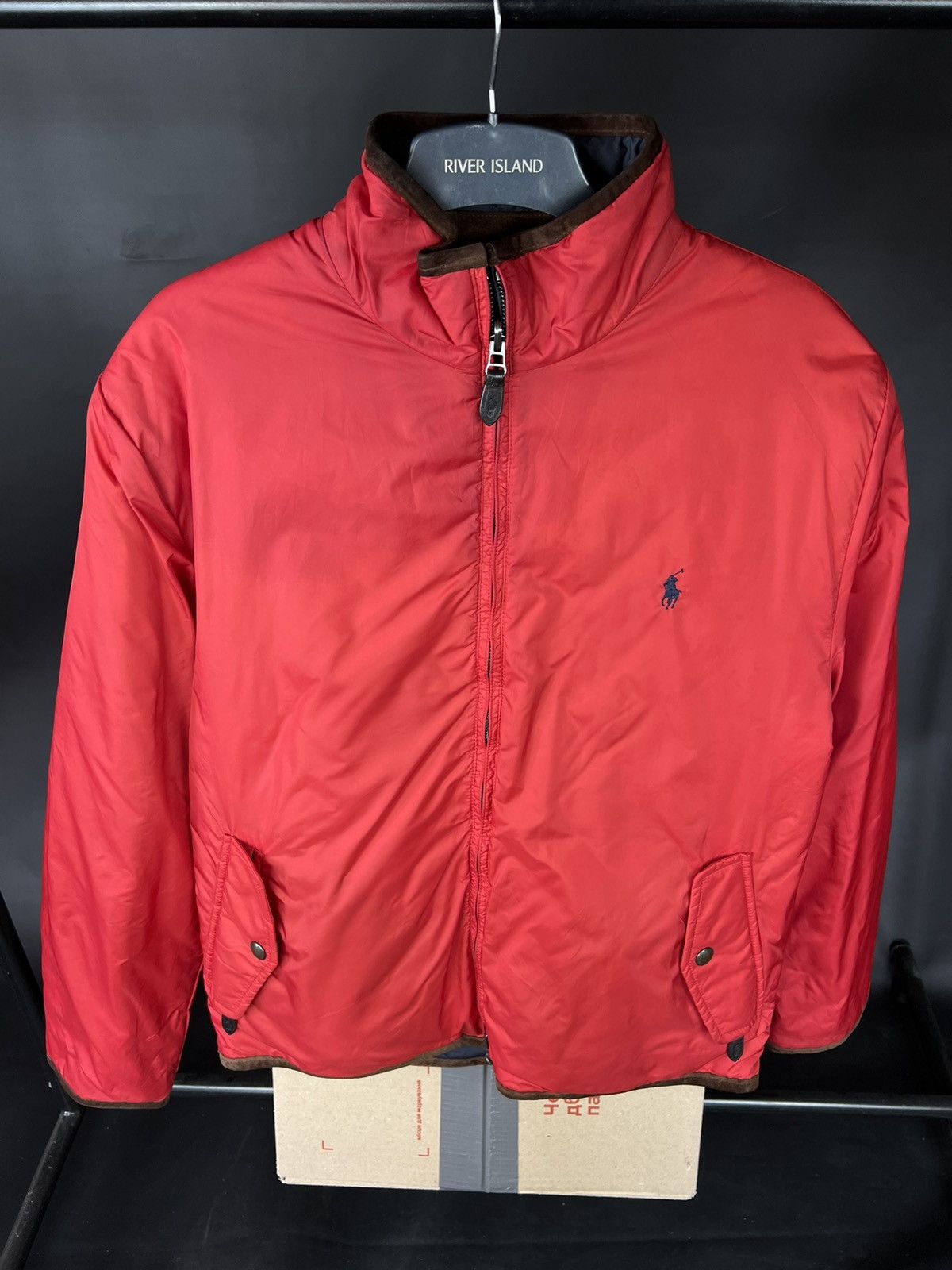 Polo Ralph Lauren × Vintage VTG double-sided jacket Polo Ralph Lauren Red and dark Blue Size US L / EU 52-54 / 3 - 1 Thumbnail