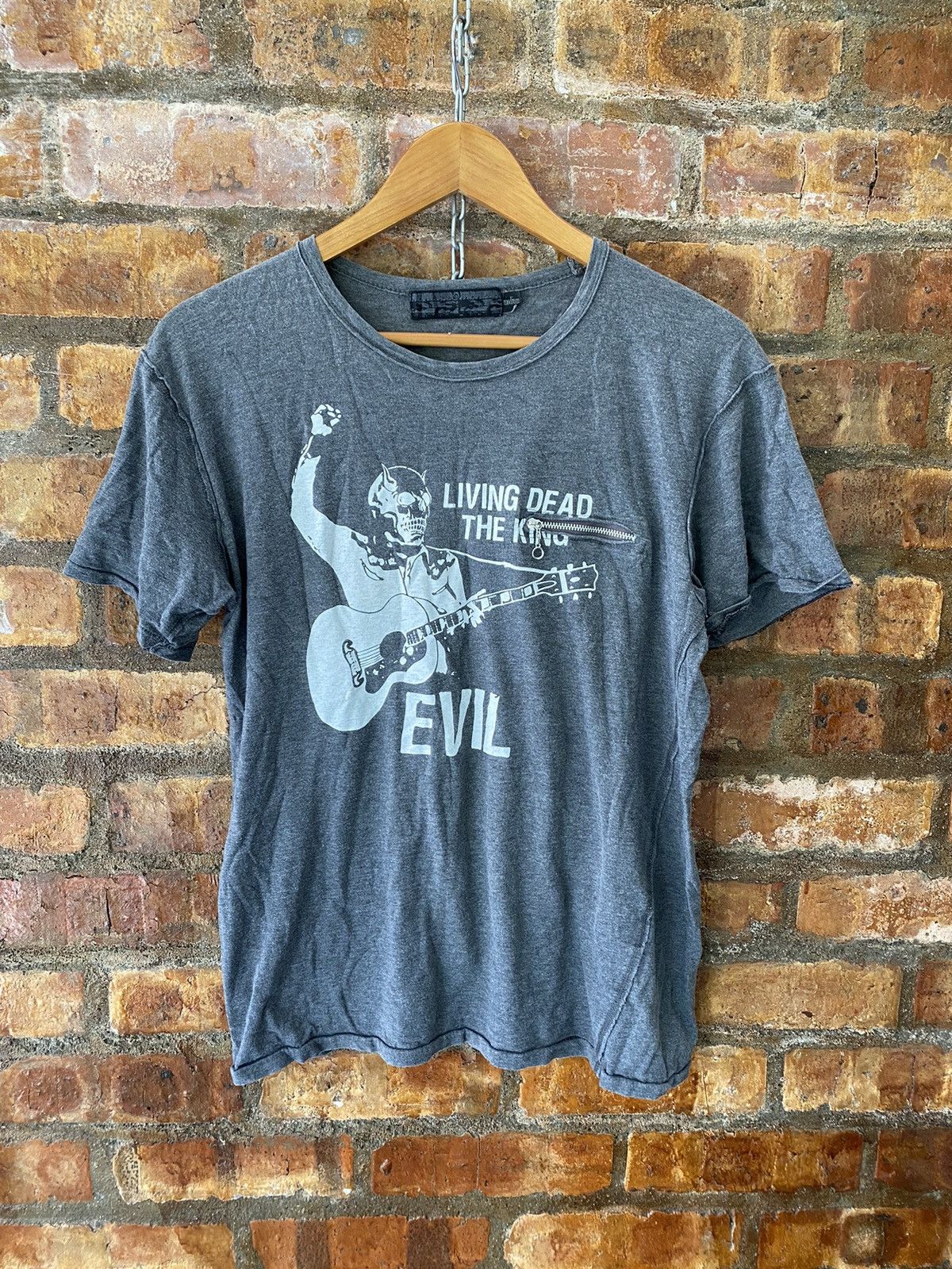 Japanese Brand × Montage × Yasuyuki Ishii Vtg Montage Japan Living dead the king EVIL Size US M / EU 48-50 / 2 - 3 Thumbnail