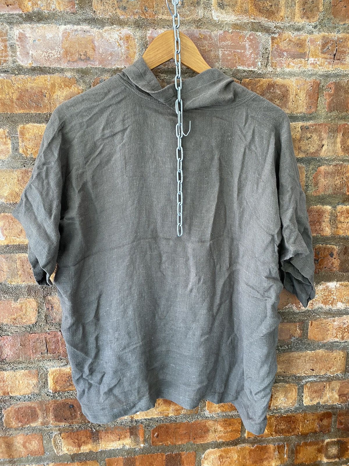 Issey Miyake 80s ISSEY MIYAKE linen rayon wide collar Size US M / EU 48-50 / 2 - 11 Thumbnail