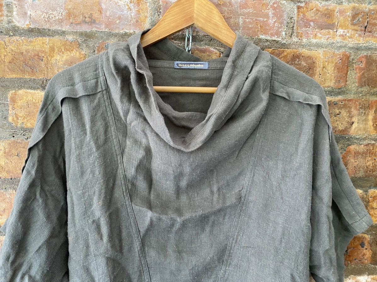 Issey Miyake 80s ISSEY MIYAKE linen rayon wide collar Size US M / EU 48-50 / 2 - 4 Thumbnail