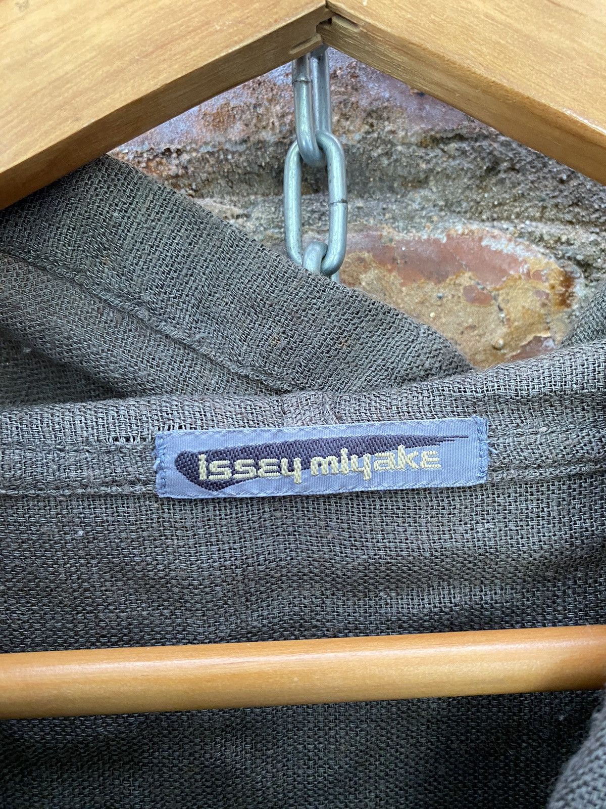 Issey Miyake 80s ISSEY MIYAKE linen rayon wide collar Size US M / EU 48-50 / 2 - 14 Thumbnail
