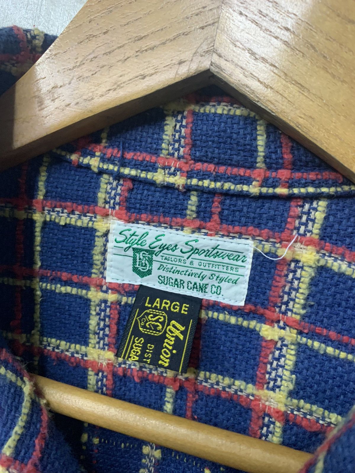 Sugar Cane Vintage Sugar Cane Double Pocket Wool Plaid Jacket Size US M / EU 48-50 / 2 - 9 Thumbnail