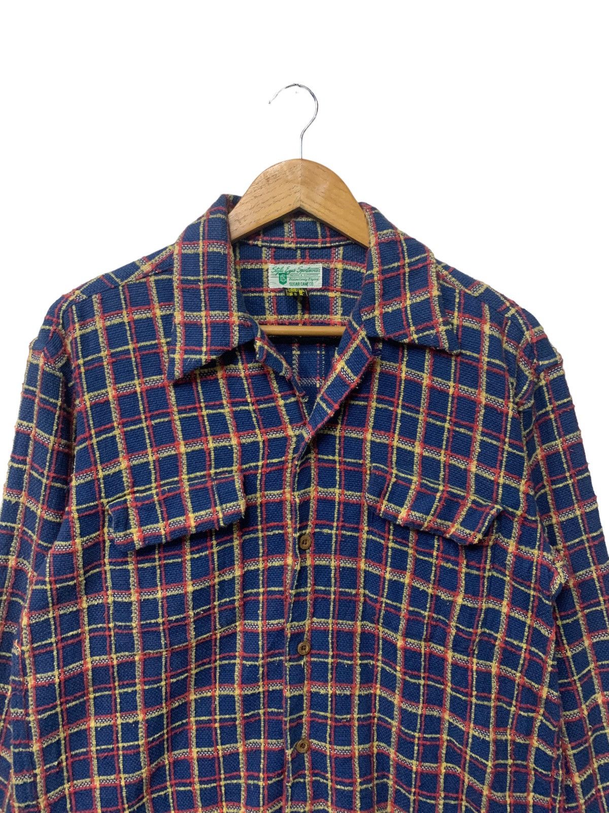 Sugar Cane Vintage Sugar Cane Double Pocket Wool Plaid Jacket Size US M / EU 48-50 / 2 - 4 Thumbnail