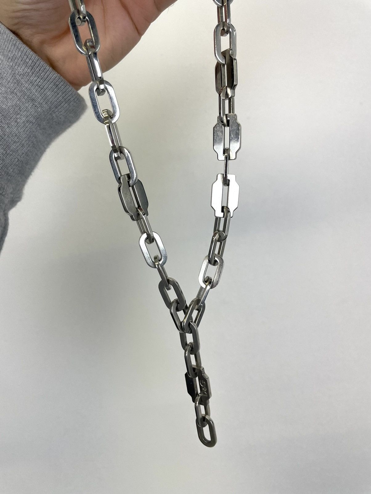 Dolce & Gabbana Silver chain blade choker cross bracelet necklace pendant Size ONE SIZE - 6 Thumbnail
