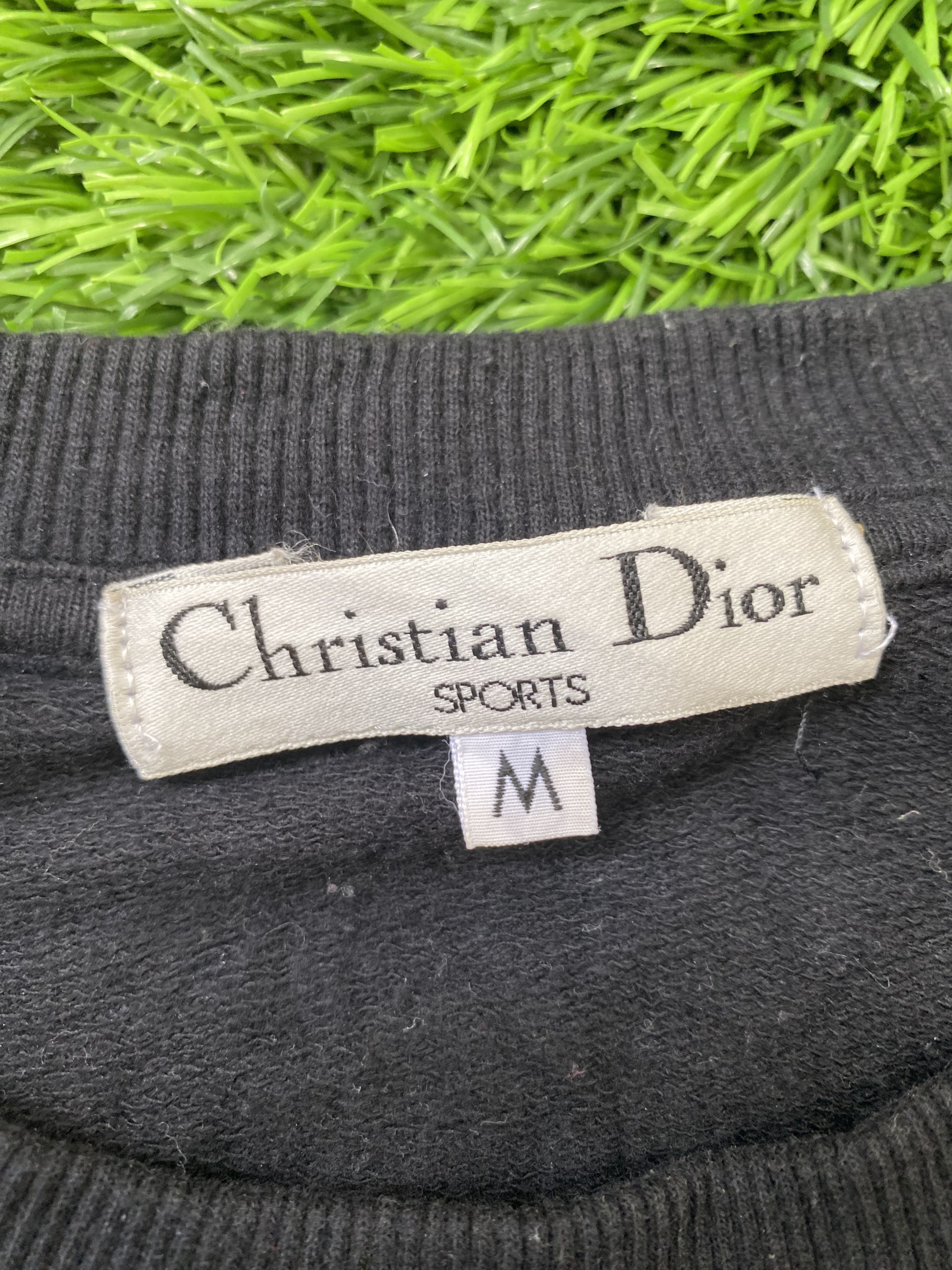 Christian Dior Monsieur × Vintage Vintage Christian Dior Logo Spellour Embordiery Sweatshirt Size US M / EU 48-50 / 2 - 3 Thumbnail