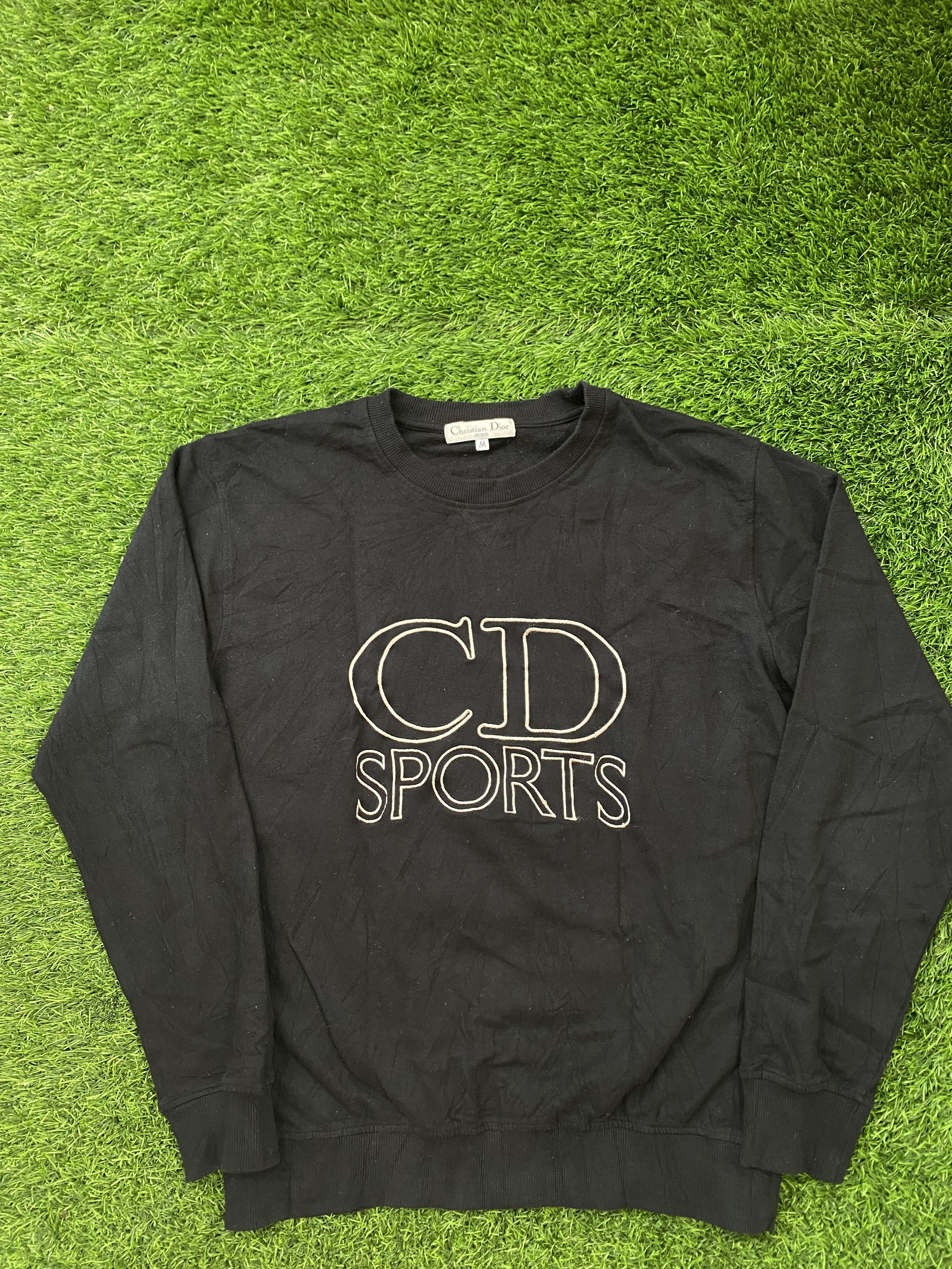 Christian Dior Monsieur × Vintage Vintage Christian Dior Logo Spellour Embordiery Sweatshirt Size US M / EU 48-50 / 2 - 1 Thumbnail