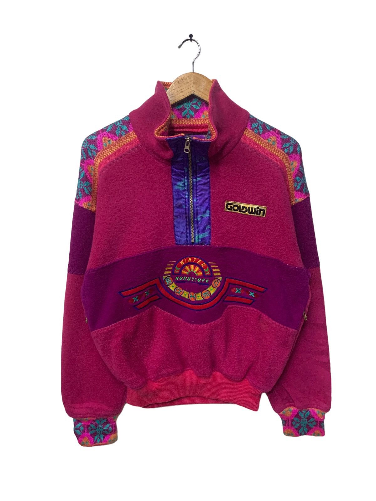 Goldwin Vintage Goldwin Winter Horoscope Wool Sweater Size US S / EU 44-46 / 1 - 1 Thumbnail