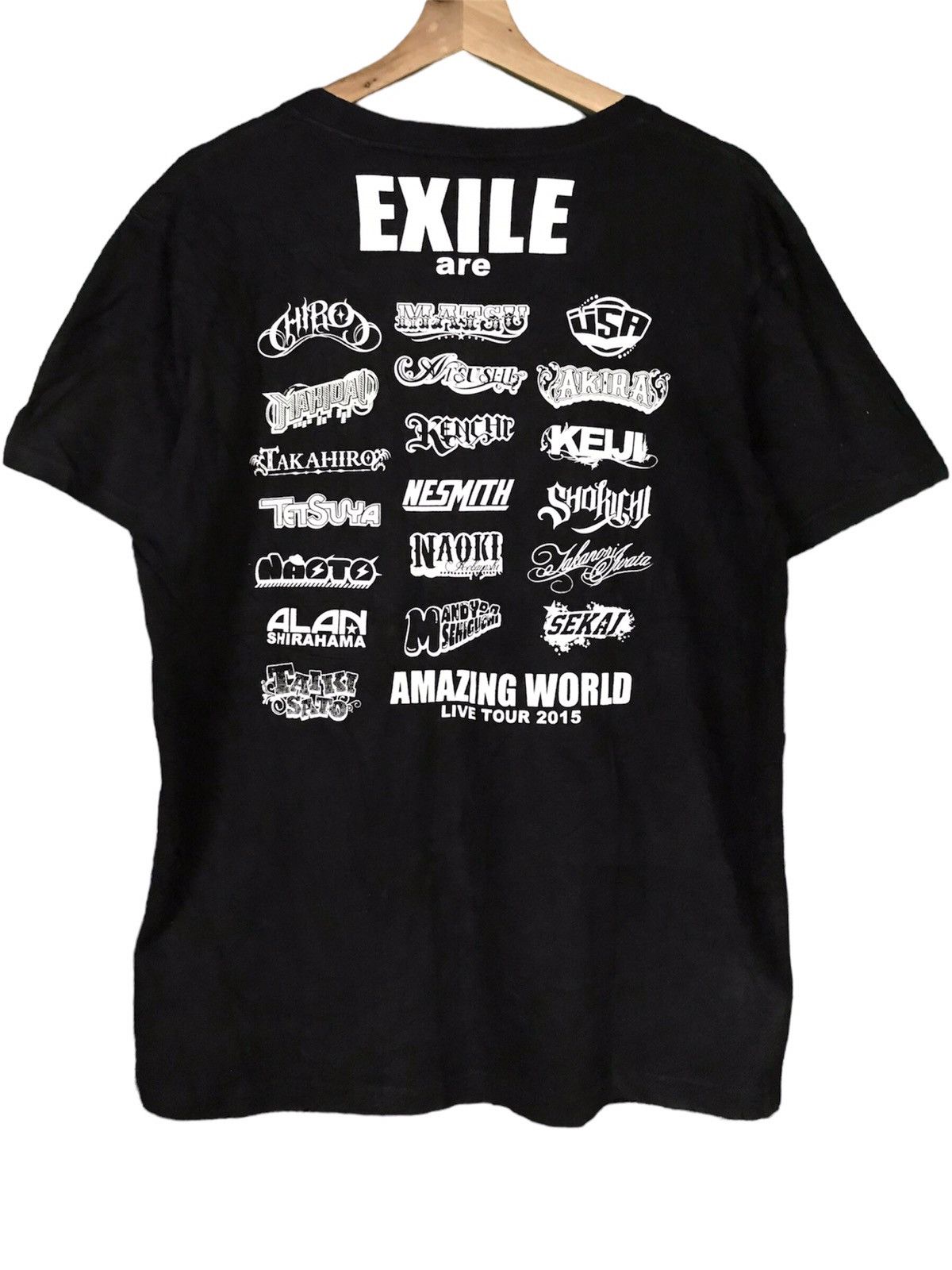 Band Tees Exile World Tour Tshirt Short Sleeve Pullover Size US M / EU 48-50 / 2 - 2 Thumbnail