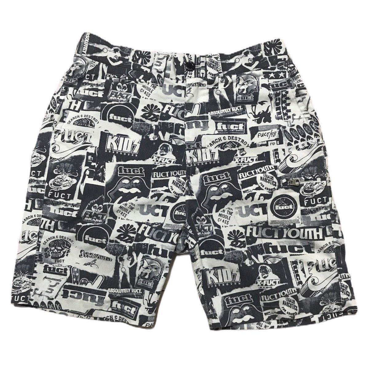 FUCT Fuct x SSDD Xerox Pattern short pants S/S 2016 Size US 32 / EU 48 - 1 Thumbnail