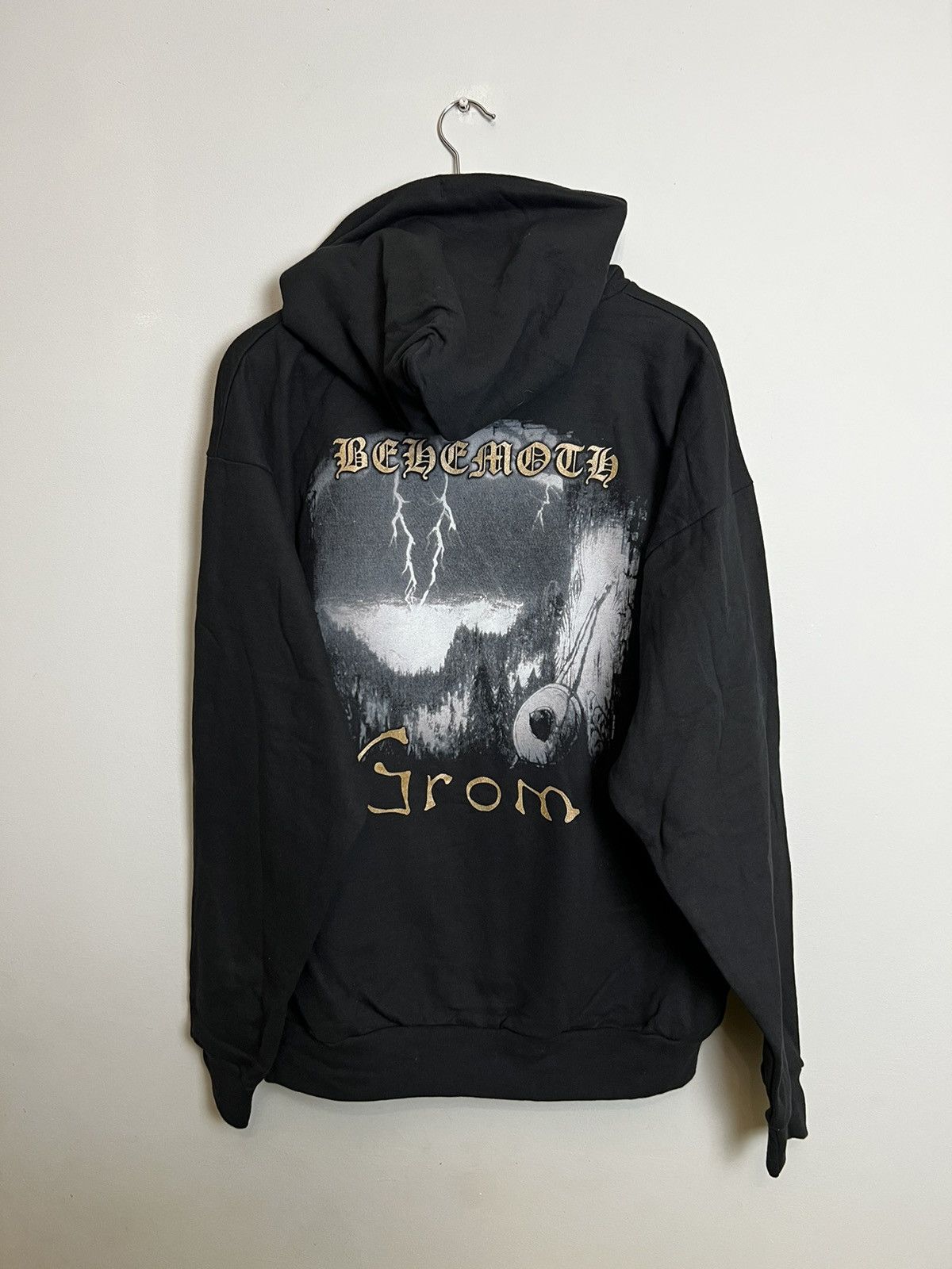Band Tees Vintage 00s Behemoth Grom Black Metal Band Hoodie XL Size US XL / EU 56 / 4 - 1 Thumbnail