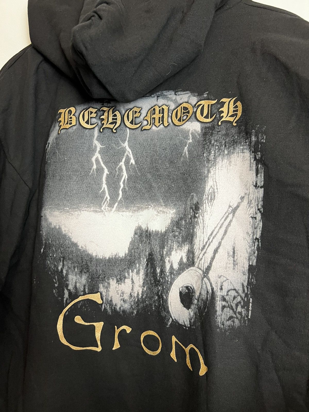 Band Tees Vintage 00s Behemoth Grom Black Metal Band Hoodie XL Size US XL / EU 56 / 4 - 5 Thumbnail